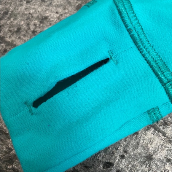 RARELY WORN Teal Ivivva by Lululemon Perfect Your Practice Jacket Size 8 - Picture 10 of 12